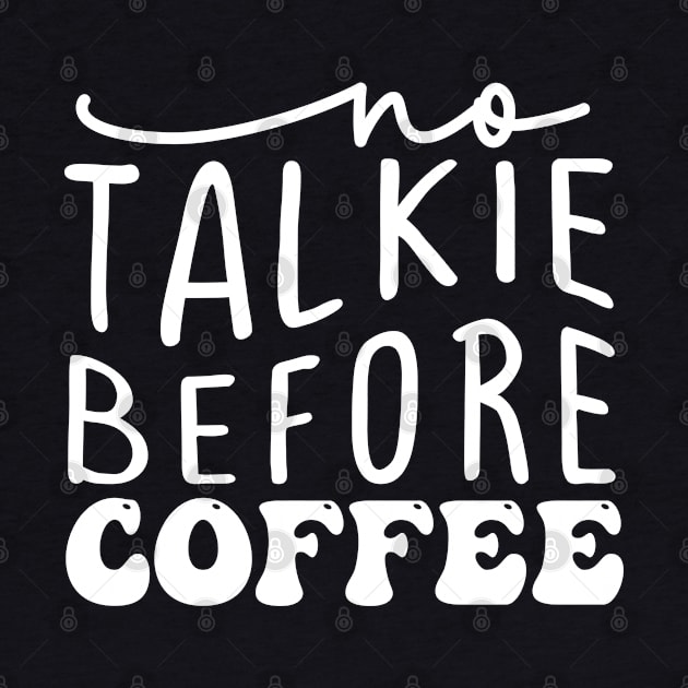 no talkie before coffee by lumenoire